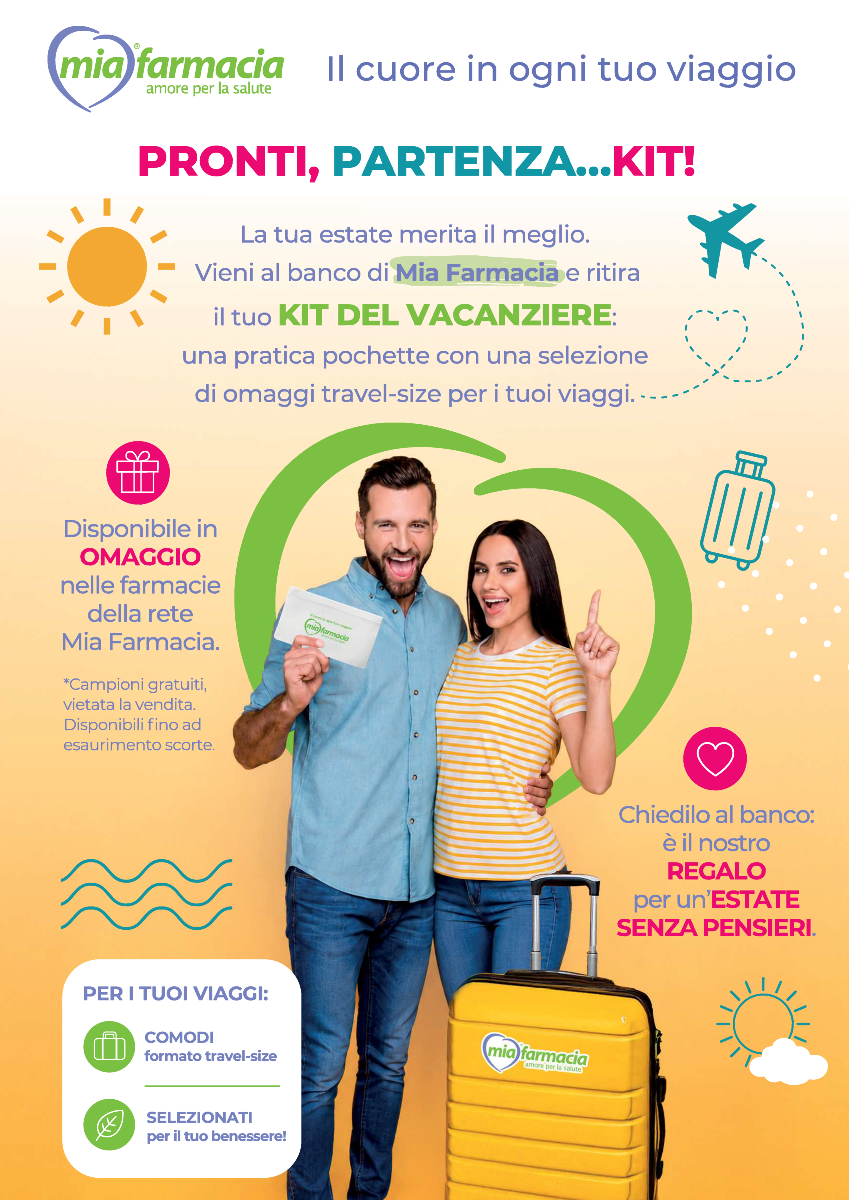 Pronti, partenza… kit: Mia Farmacia rilancia il progetto estivo che porta traffico e valore in farmacia.